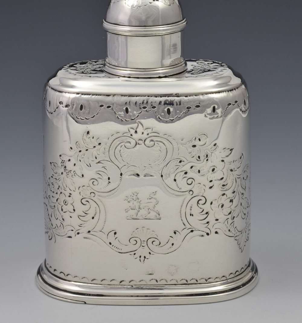 George I Silver Tea Caddy London c.1726 Richard Green View X