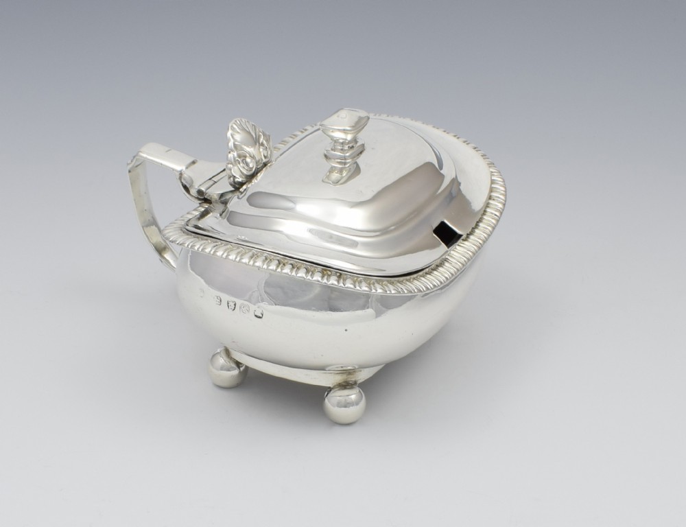 Georgian Silver Mustard Pot George Fox I