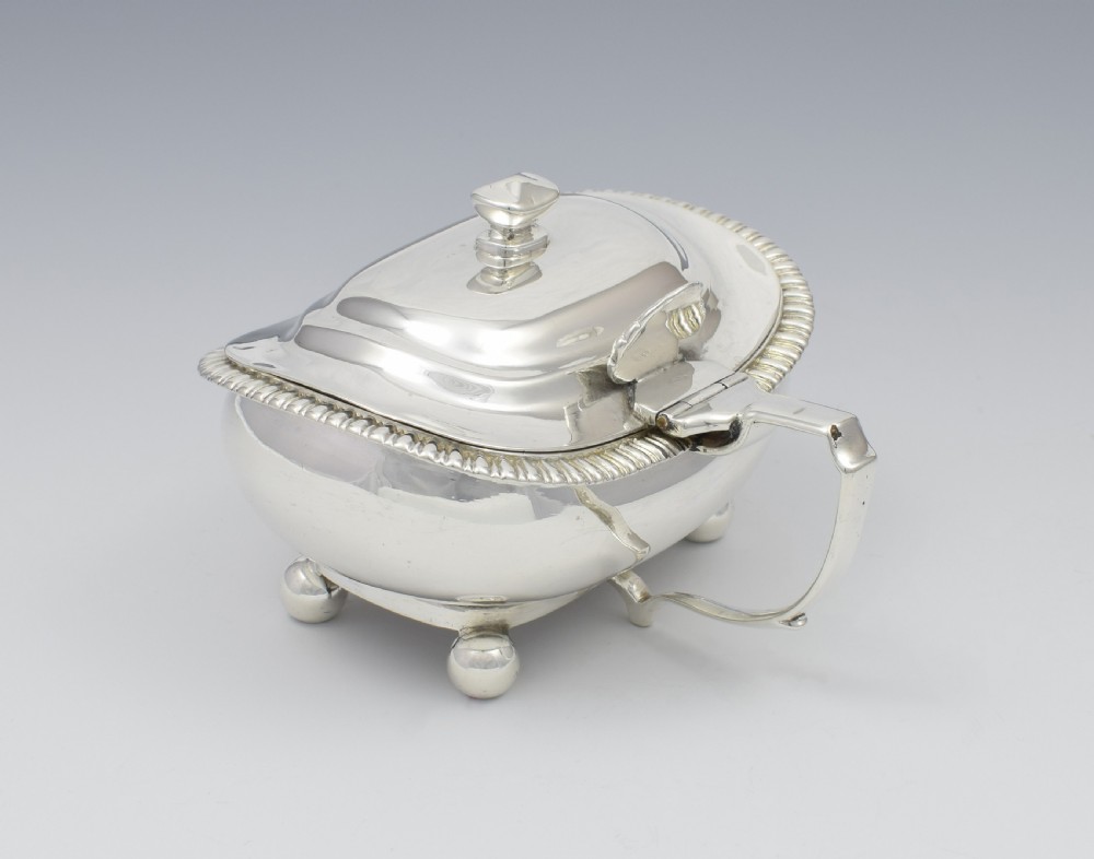 Georgian Silver Mustard Pot George Fox I View VI