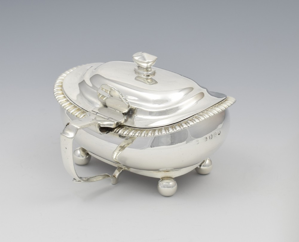 Georgian Silver Mustard Pot George Fox I View VIII