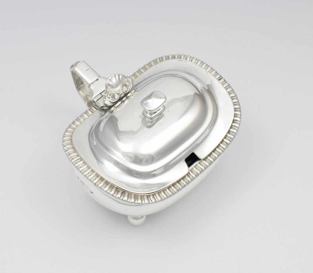 Georgian Silver Mustard Pot George Fox I View X