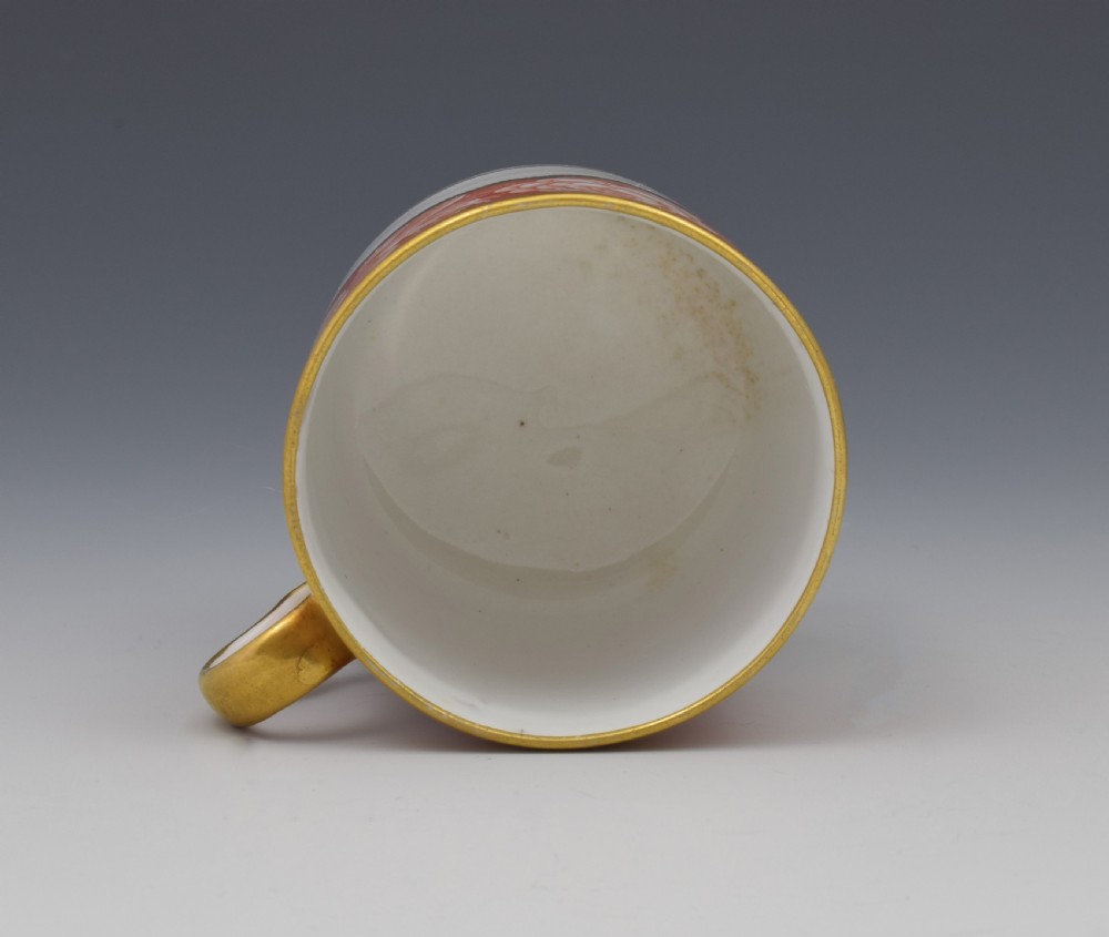 Spode Pluck & Dust Printed Coffee Can Orange Roses 984 View IX