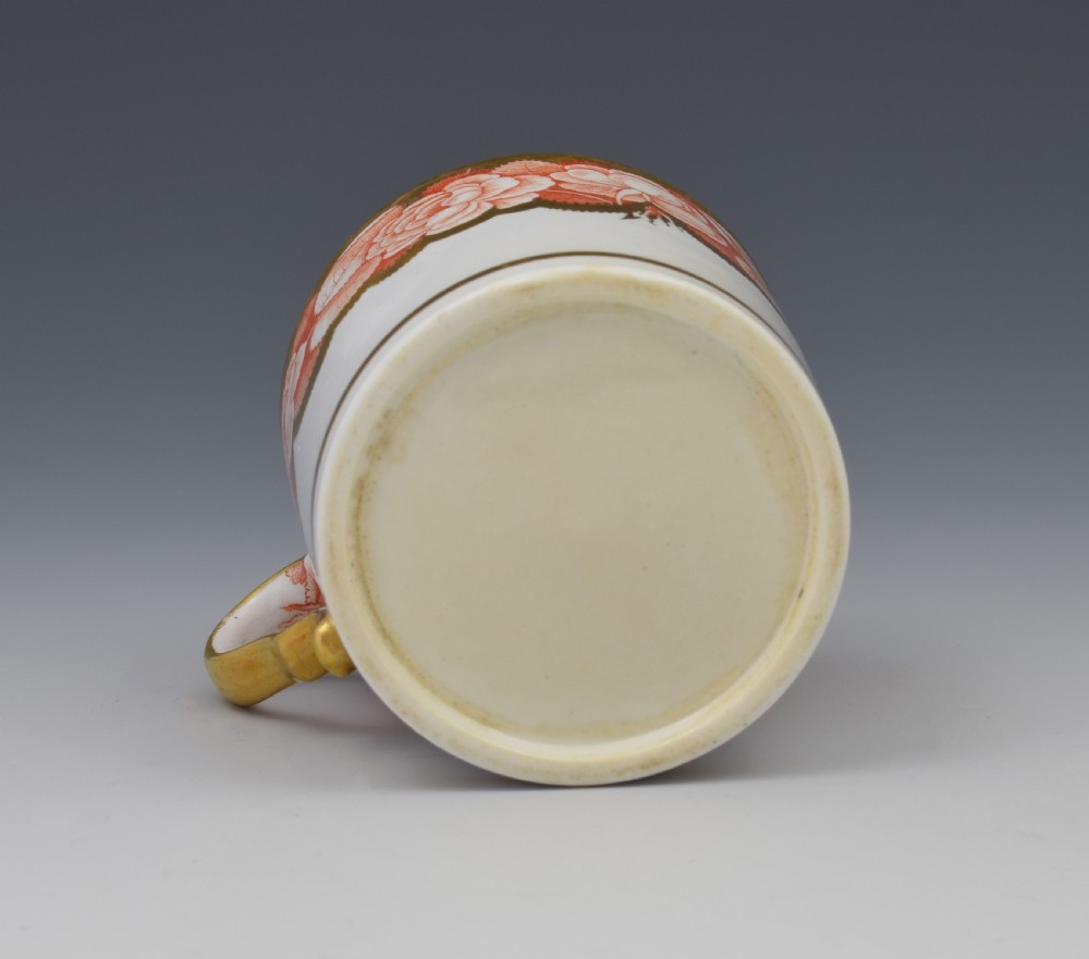 Spode Pluck & Dust Printed Coffee Can Orange Roses 984 View X