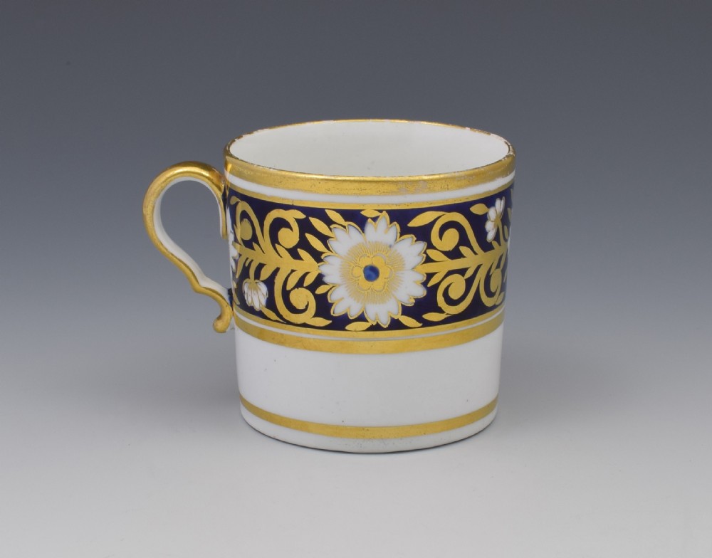 Spode Pretty Early 19thC Blue Gilded Coffee Can 893
