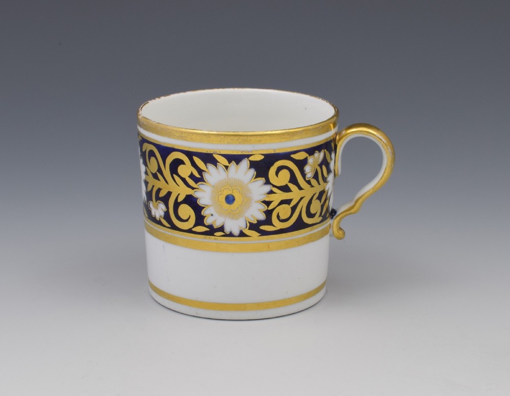 Spode Pretty Early 19thC Blue Gilded Coffee Can 893 View II