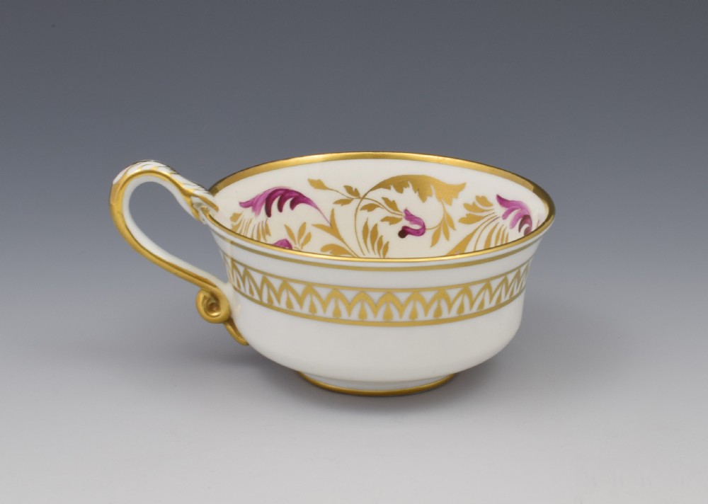 Spode Etruscan Cup & Saucer Serpent Handle c.1817 View VII