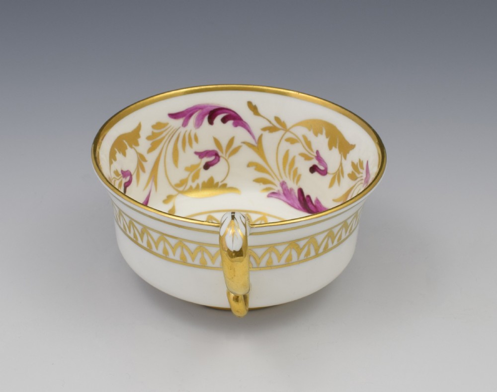 Spode Etruscan Cup & Saucer Serpent Handle c.1817 View IX
