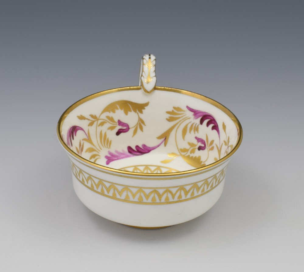 Spode Etruscan Cup & Saucer Serpent Handle c.1817 View XI