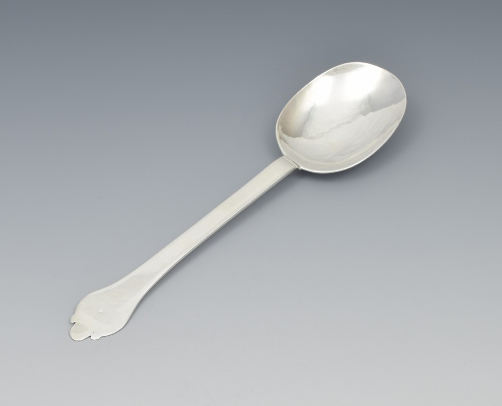 Charles II Silver Trefid Spoon John King London 1673