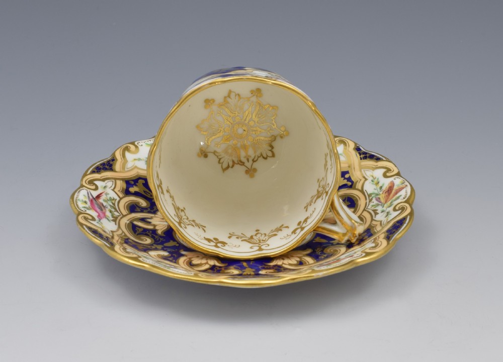 Lovely 19th Century Ridgway Porcelain Cup & Saucer View XVII
