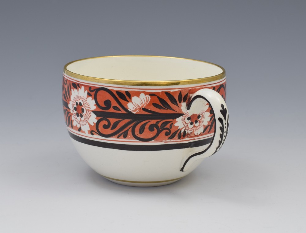 Georgian Miles Mason Bute Cup & Saucer c.1810 View V