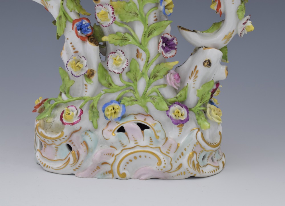 19thC Carl Thieme Dresden Figural Table Bonbon Basket Centrepiece View XII