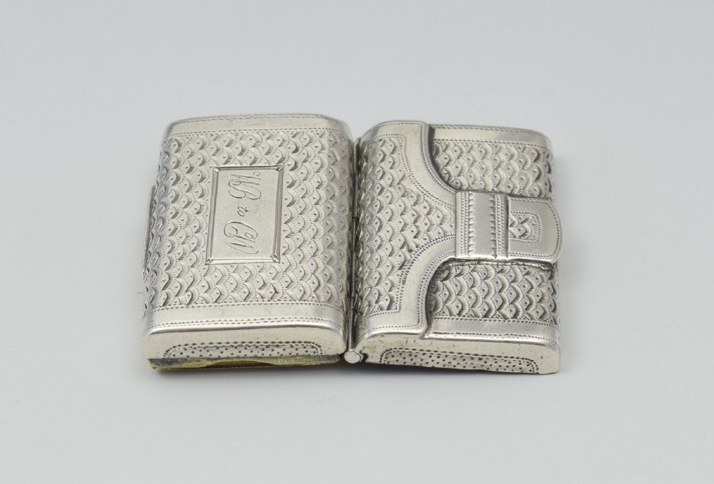 Georgian Silver Satchel Purse Vinaigrette Joseph Willmore View VIII