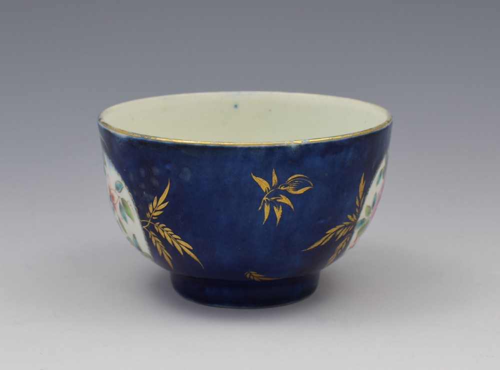 First Period Worcester Porcelain Compagnie Des Indes Cup & Saucer c.1770 View VI