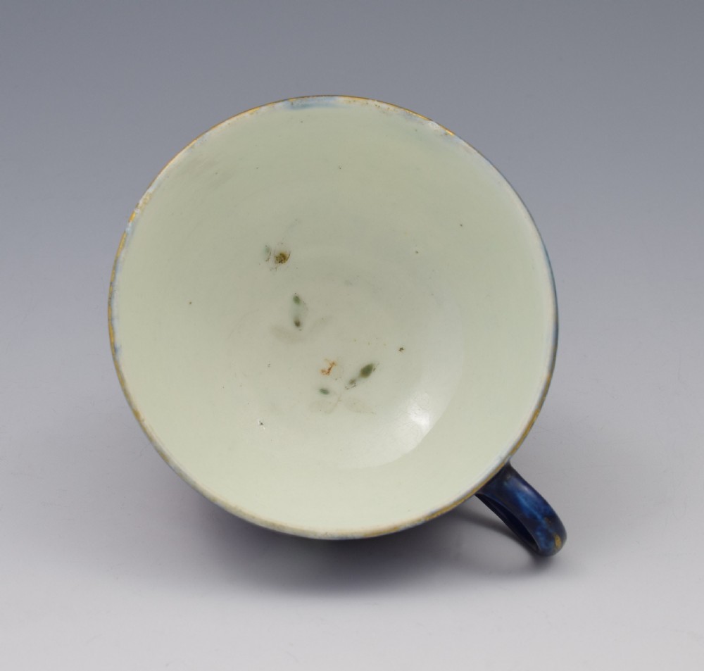 First Period Worcester Porcelain Compagnie Des Indes Cup & Saucer c.1770 View IX