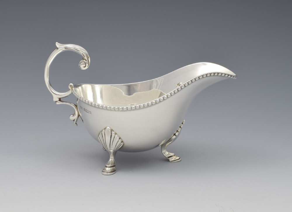 George V Silver Sauceboat Mappin & Webb 1911 Sauce Boat