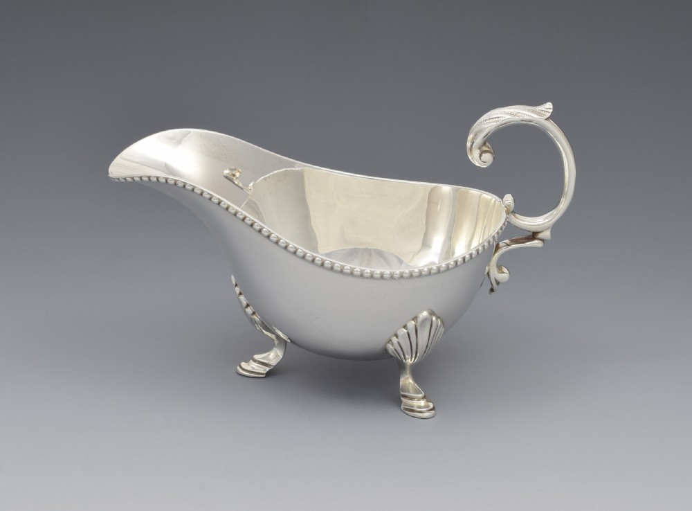 George V Silver Sauceboat Mappin & Webb 1911 Sauce Boat View VI