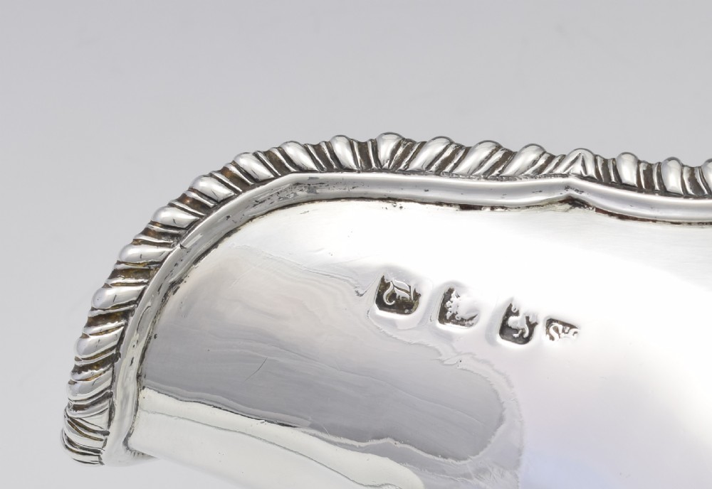 Large Georgian Silver Sauce Boat London 1766 Sauceboat George Smith II View XIII