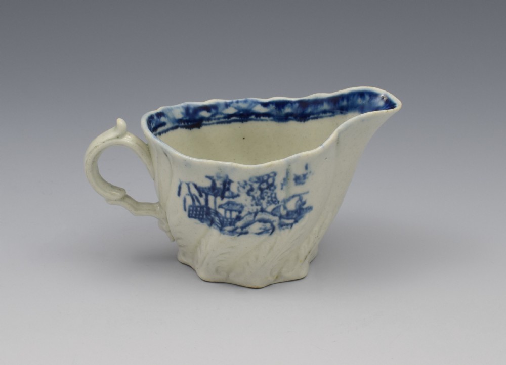 Liverpool Porcelain Seth Pennington Low Chelsea Ewer Cream Jug View IX