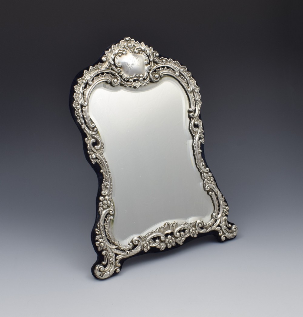 Victorian Silver Easel Back 12