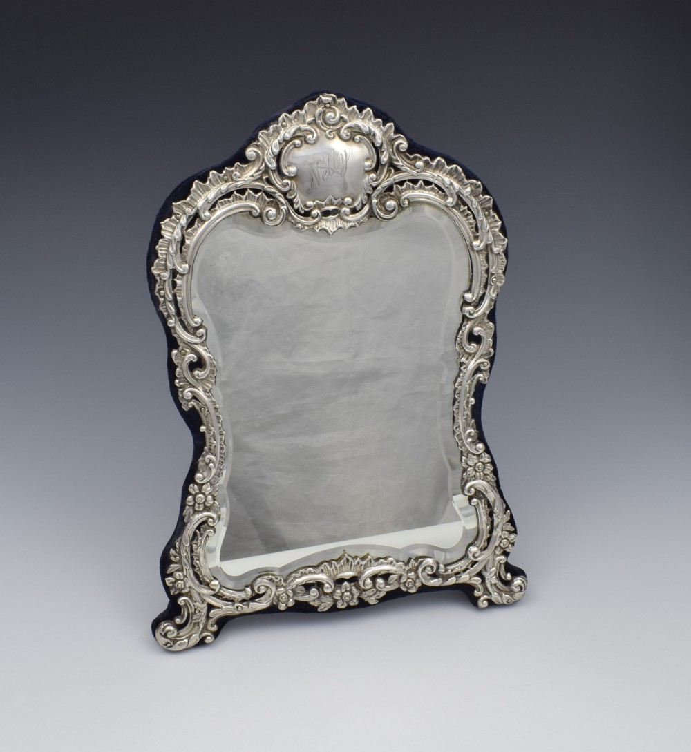 Victorian Silver Easel Back 12