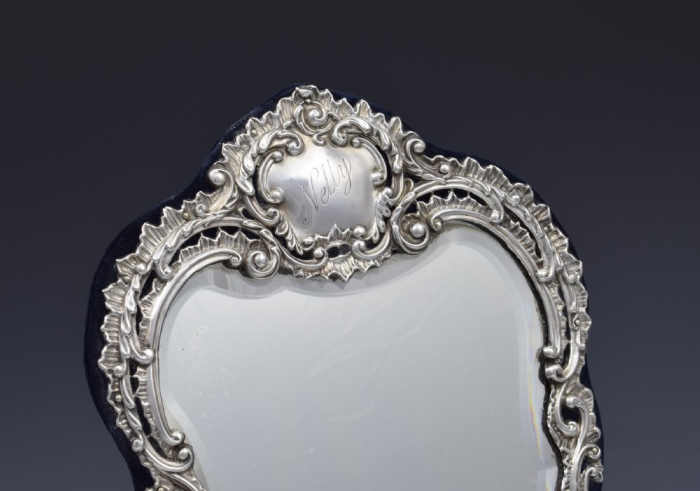 Victorian Silver Easel Back 12