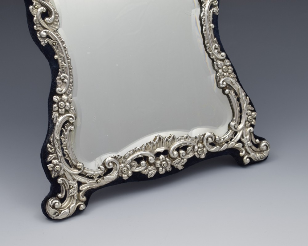 Victorian Silver Easel Back 12