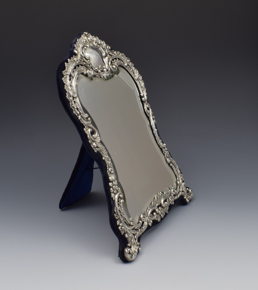 Victorian Silver Easel Back 12
