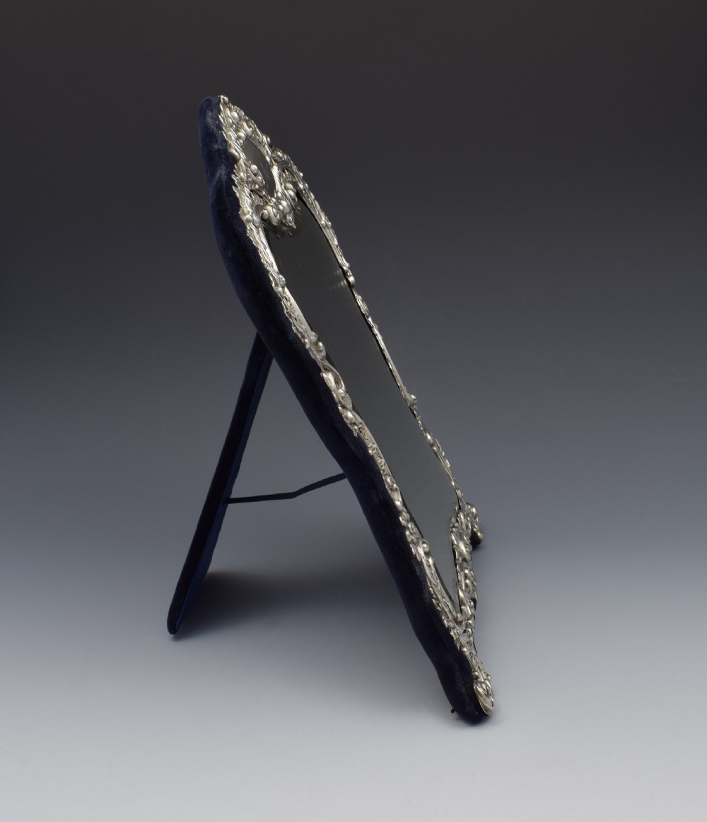 Victorian Silver Easel Back 12