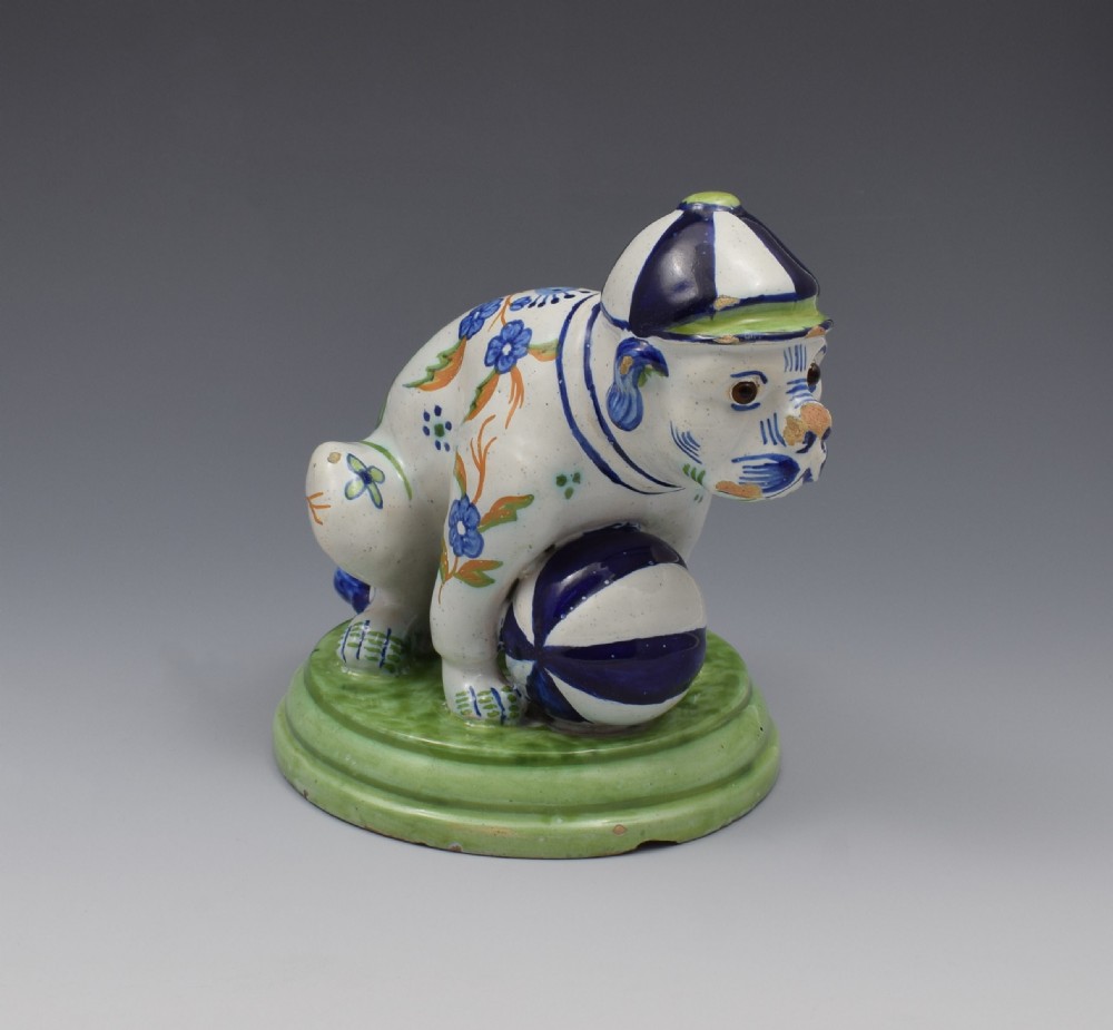 Unusual Novelty Max Emmanuel Mosanic Pottery Dog By Desvres View IV
