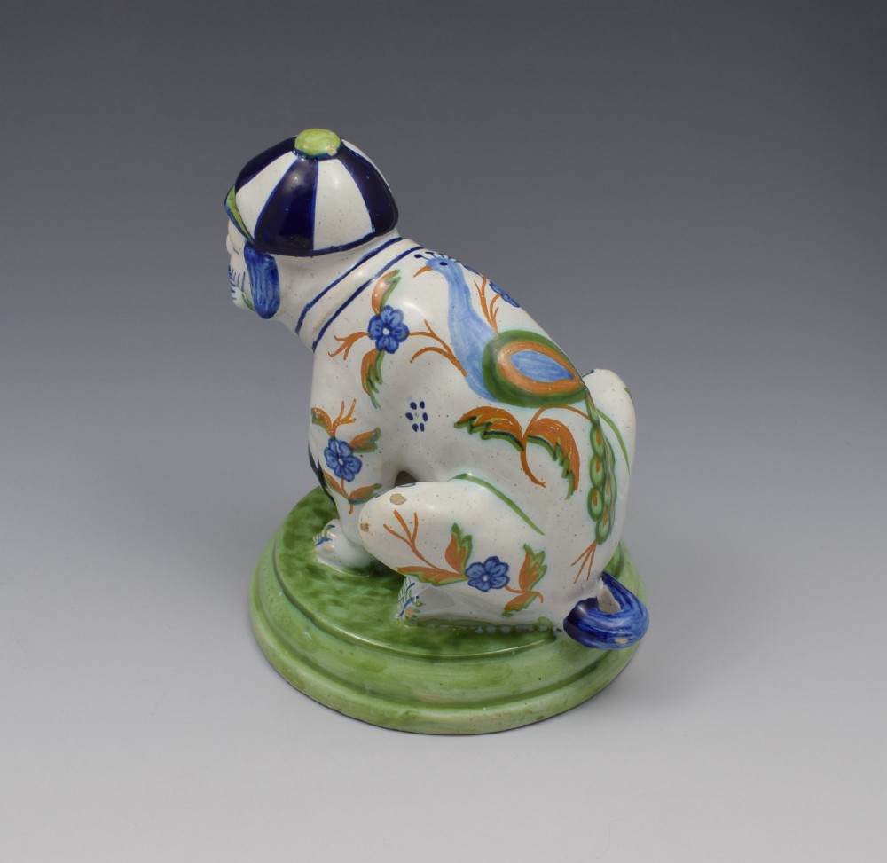 Unusual Novelty Max Emmanuel Mosanic Pottery Dog By Desvres View VII