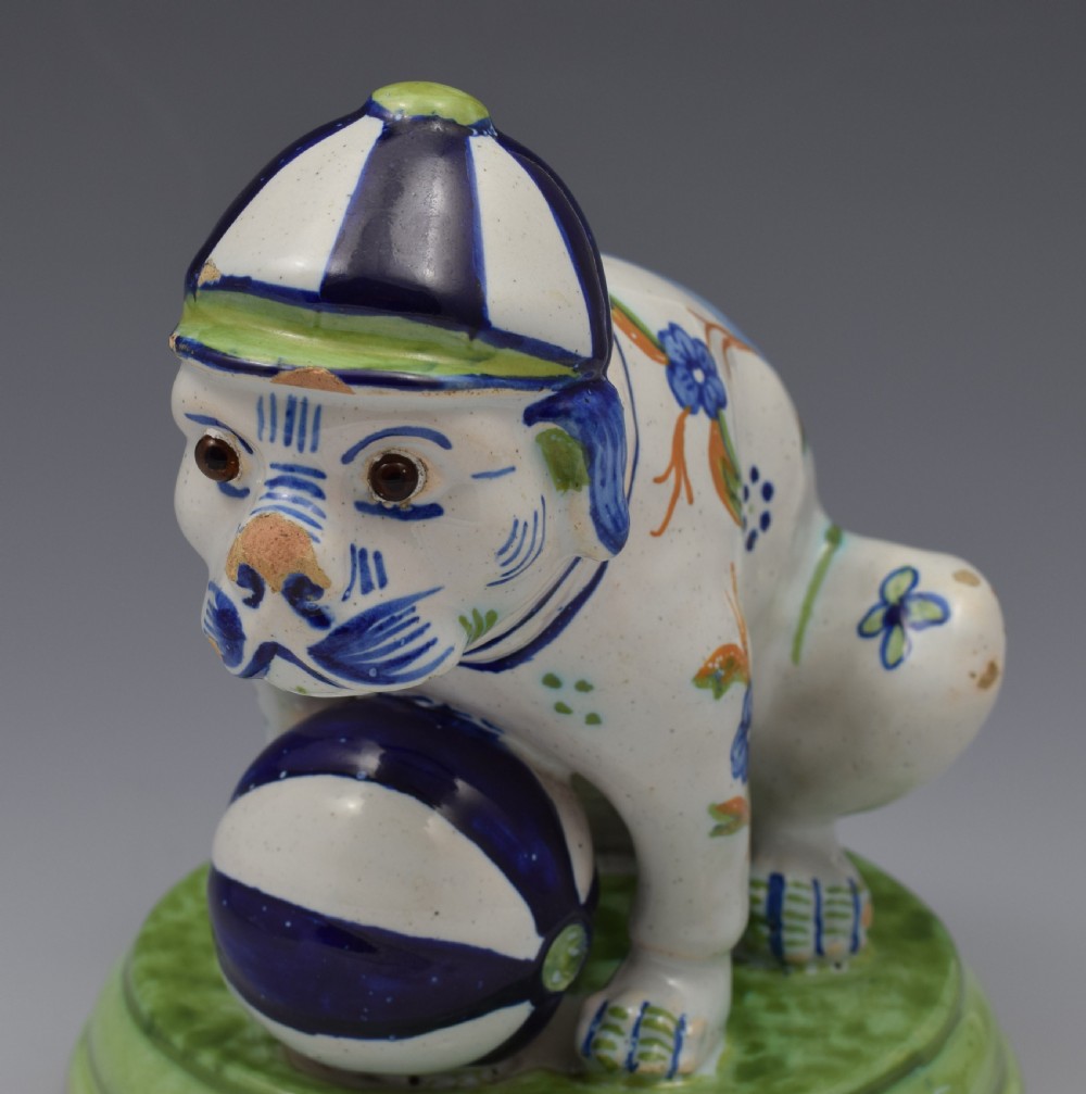 Unusual Novelty Max Emmanuel Mosanic Pottery Dog By Desvres View IX