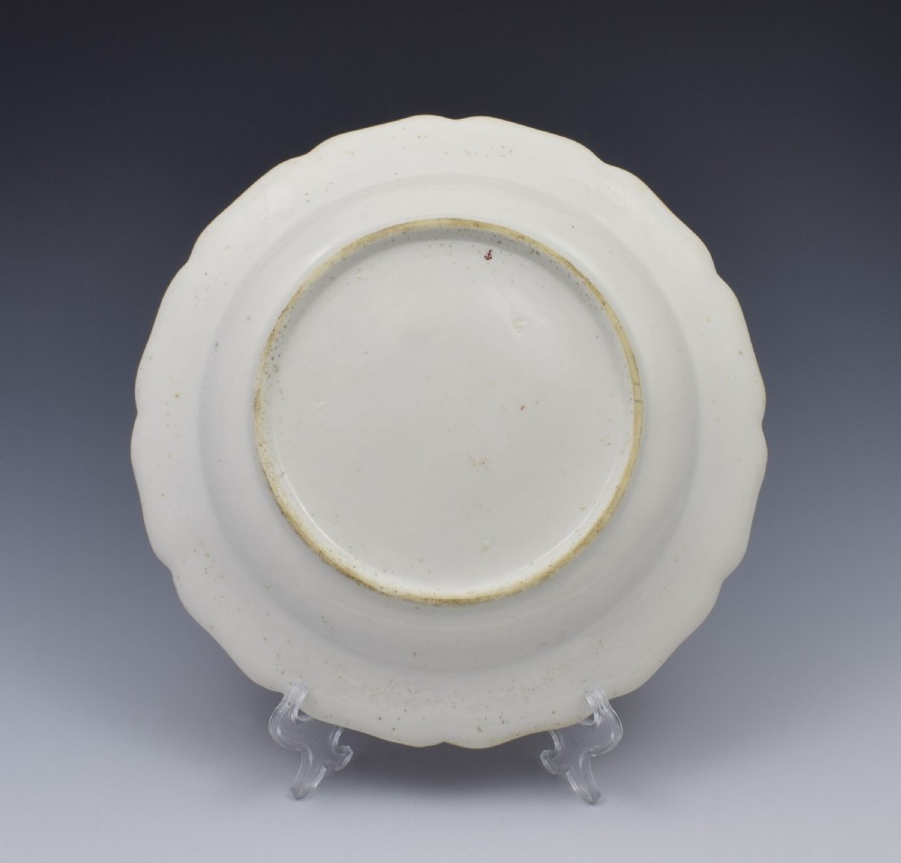 18th Century Chelsea Porcelain Floral Dessert Plate c.1755 View VII