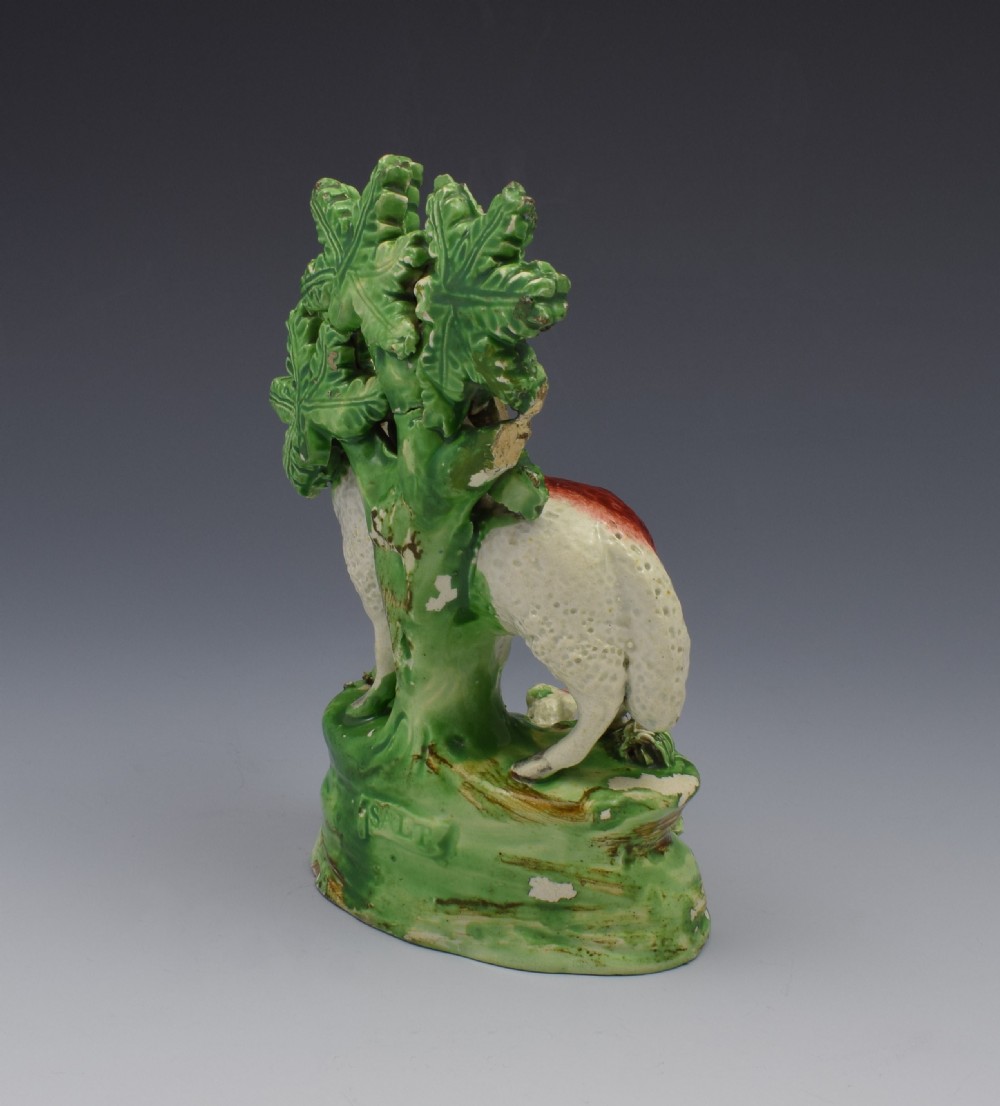 Staffordshire Pearlware Ralph Salt Figure Of Sheep & Lamb View IV