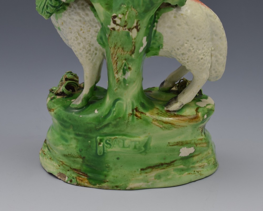 Staffordshire Pearlware Ralph Salt Figure Of Sheep & Lamb View XIII