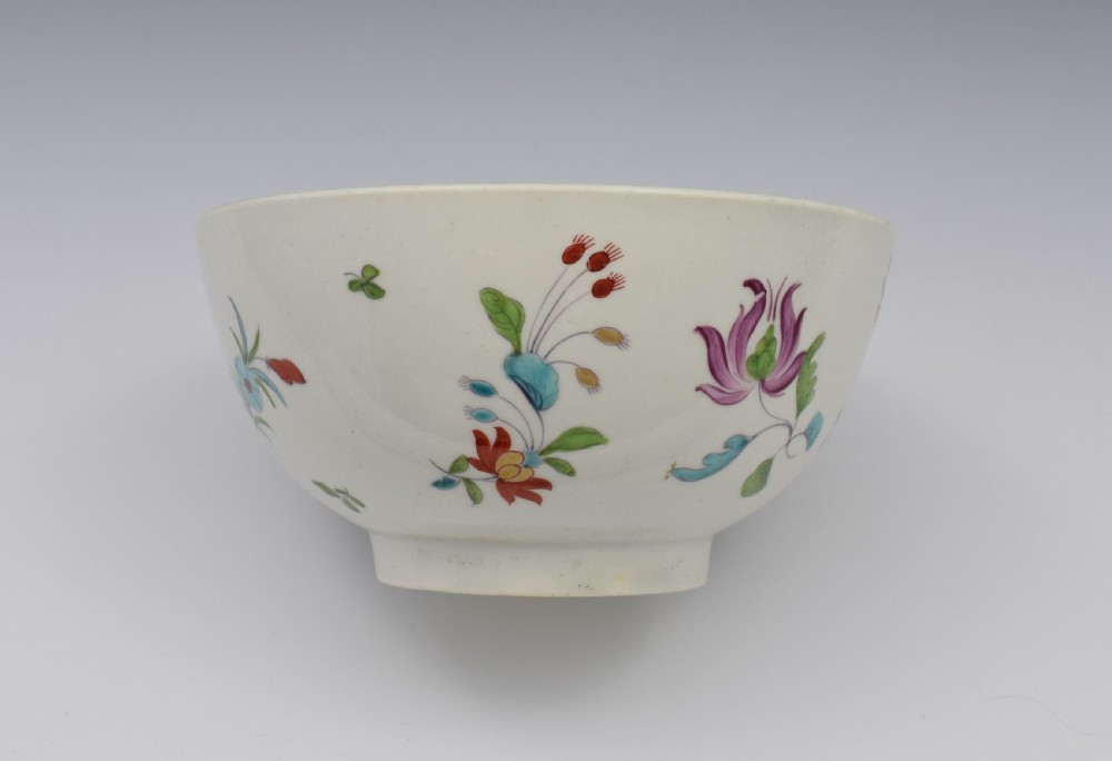 First Period Worcester Porcelain Kakiemon Palette Slop Bowl View VII