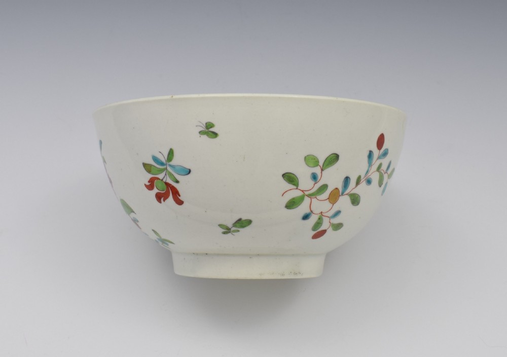 First Period Worcester Porcelain Kakiemon Palette Slop Bowl View IX
