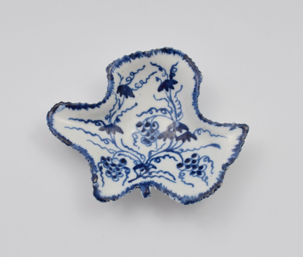 Bow Porcelain Fruiting Vine Pickle Dish c.1760