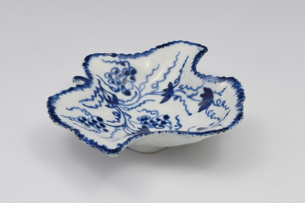Bow Porcelain Fruiting Vine Pickle Dish c.1760 View VI