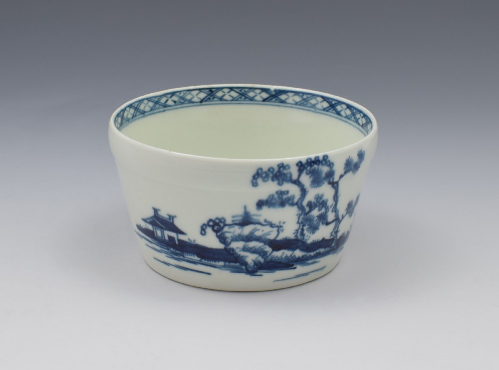 First Period Worcester Potted Meat Tub The Cannonball c.1758
