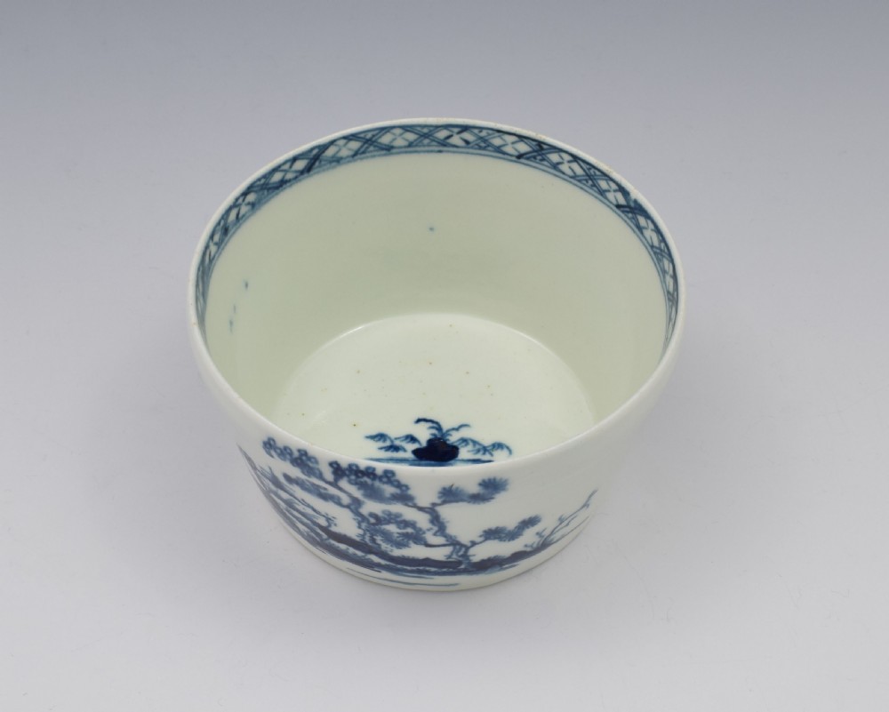 First Period Worcester Potted Meat Tub The Cannonball c.1758 View VII
