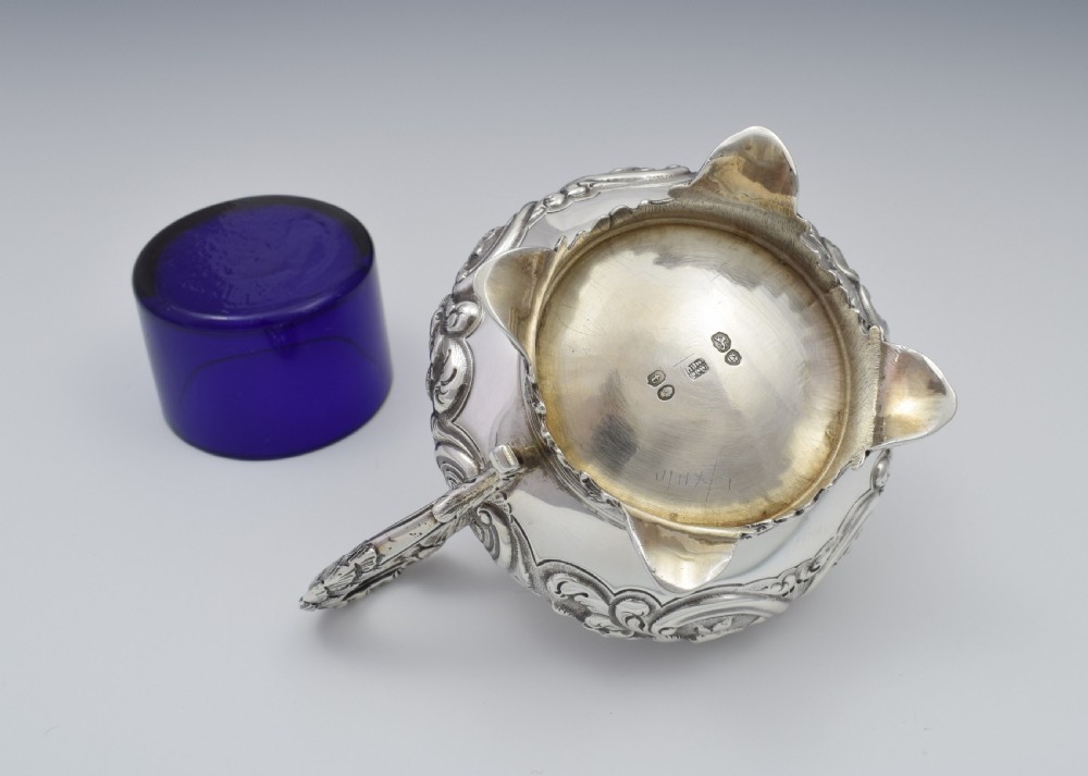 Fine Large William IV Ornate Silver Mustard Pot John, Henry & Charles Lias View XIV