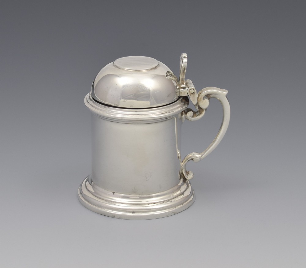 1930s Novelty Silver Beer Tankard Mustard Pot Richard Comyns View V