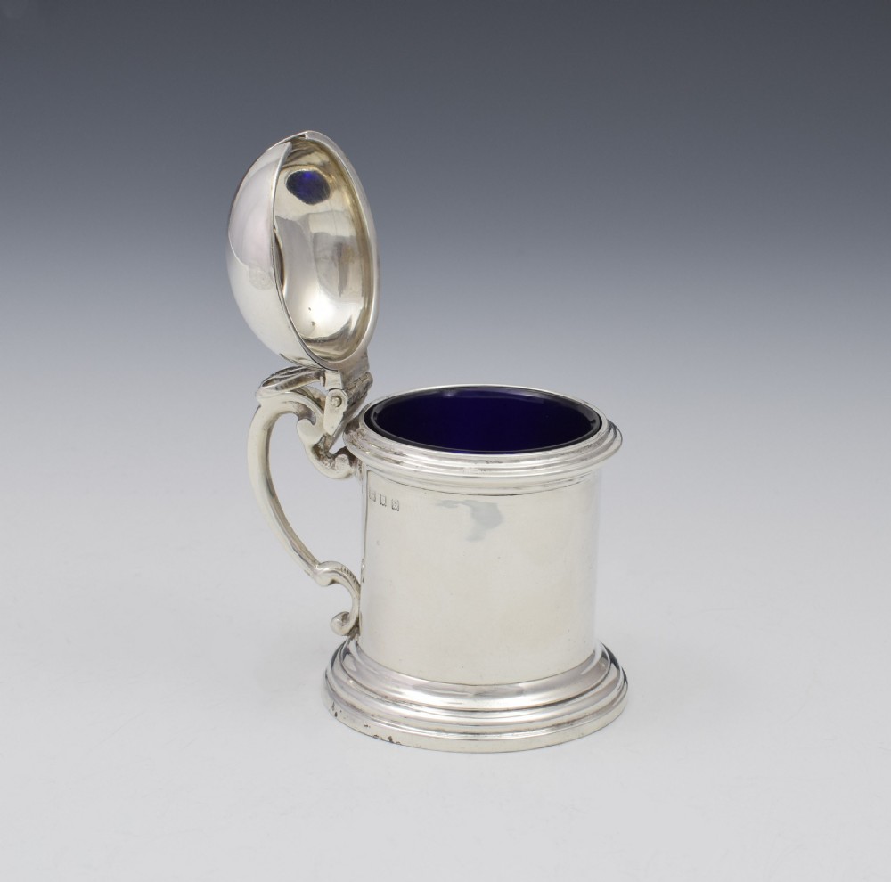 1930s Novelty Silver Beer Tankard Mustard Pot Richard Comyns View IX