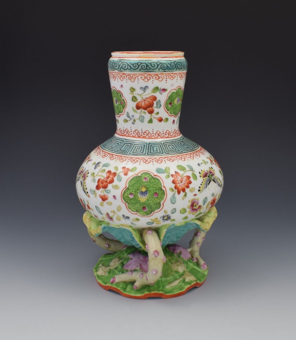 Unusual Minton Porcelain Aesthetic Period Vase 1870 View II