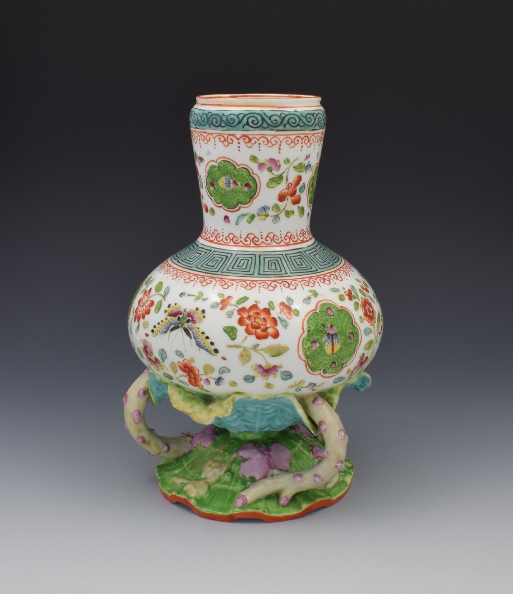 Unusual Minton Porcelain Aesthetic Period Vase 1870 View III
