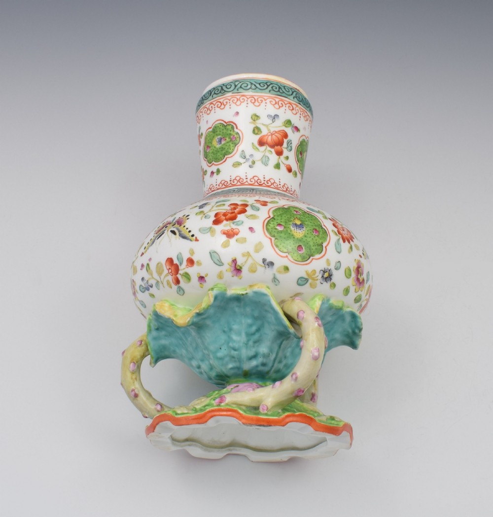 Unusual Minton Porcelain Aesthetic Period Vase 1870 View X