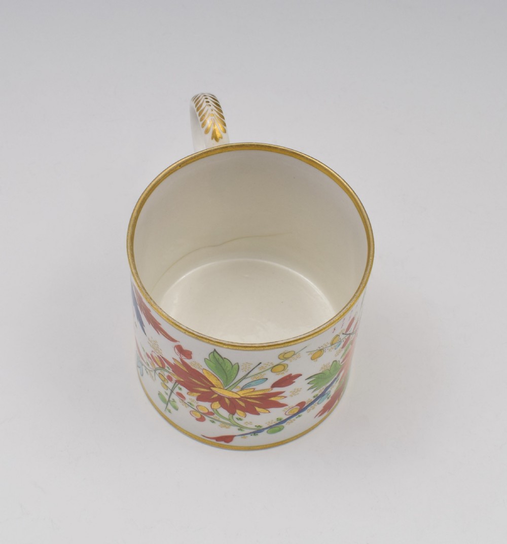 Unusual Worcester Barr Flight & Barr Porcelain Coffee Can & Saucer View XIV