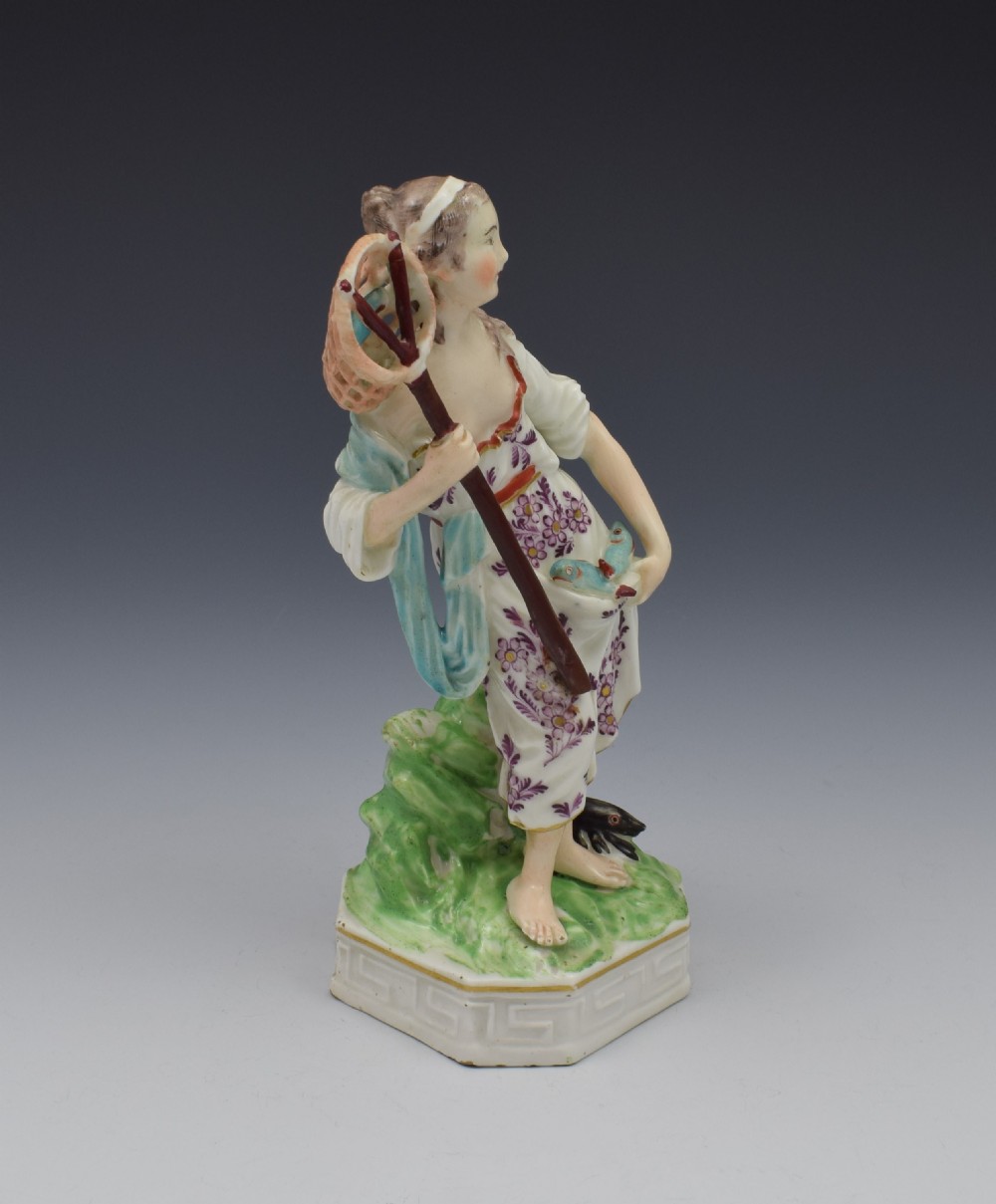 18th Century Derby Porcelain Allegorical Figure Of Water Elements Pierre Stephan View II