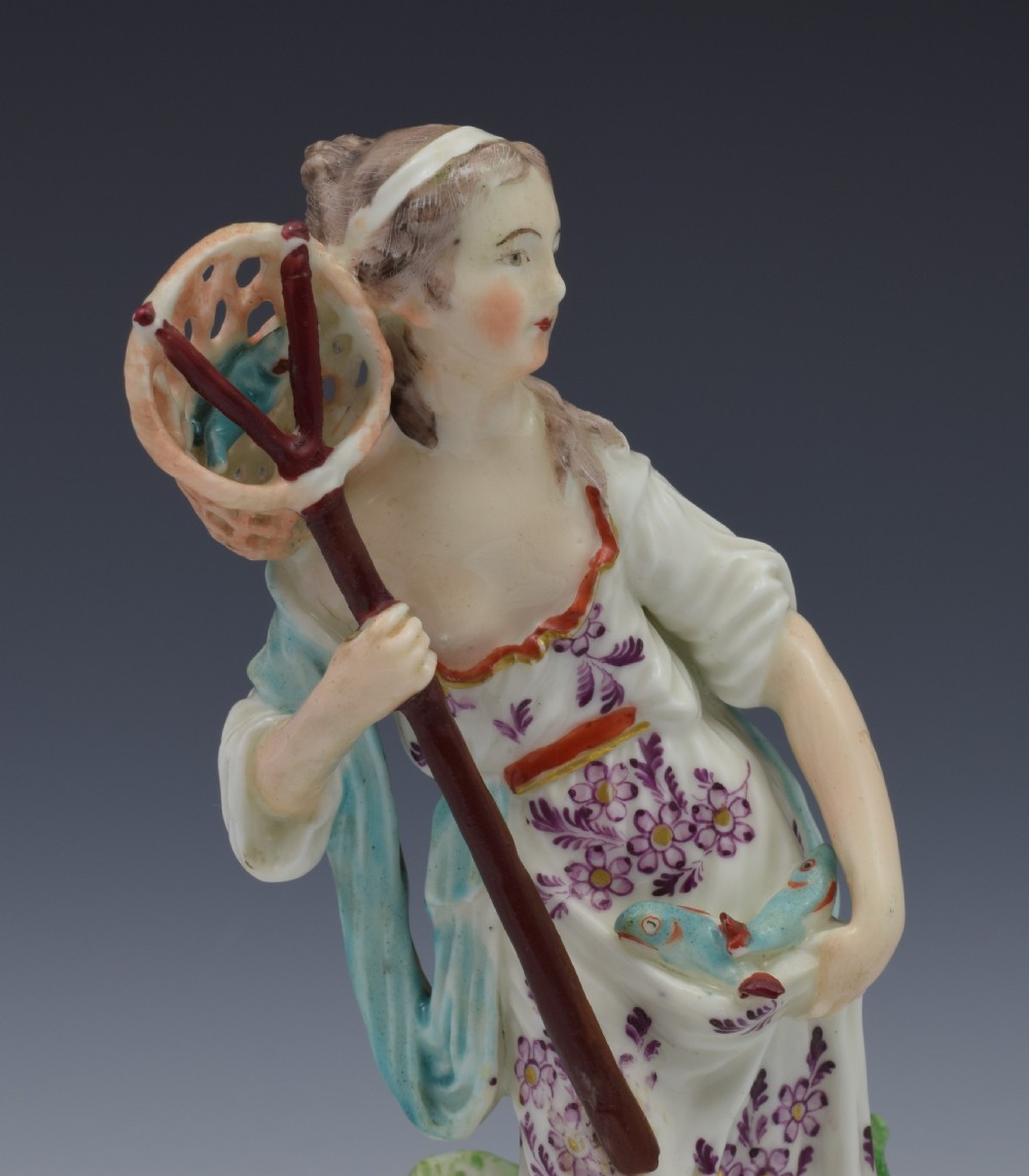 18th Century Derby Porcelain Allegorical Figure Of Water Elements Pierre Stephan View X